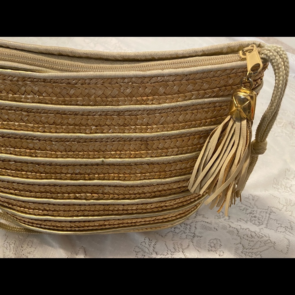 Caribbean Straw Bucket Resort Vacation Style Bag